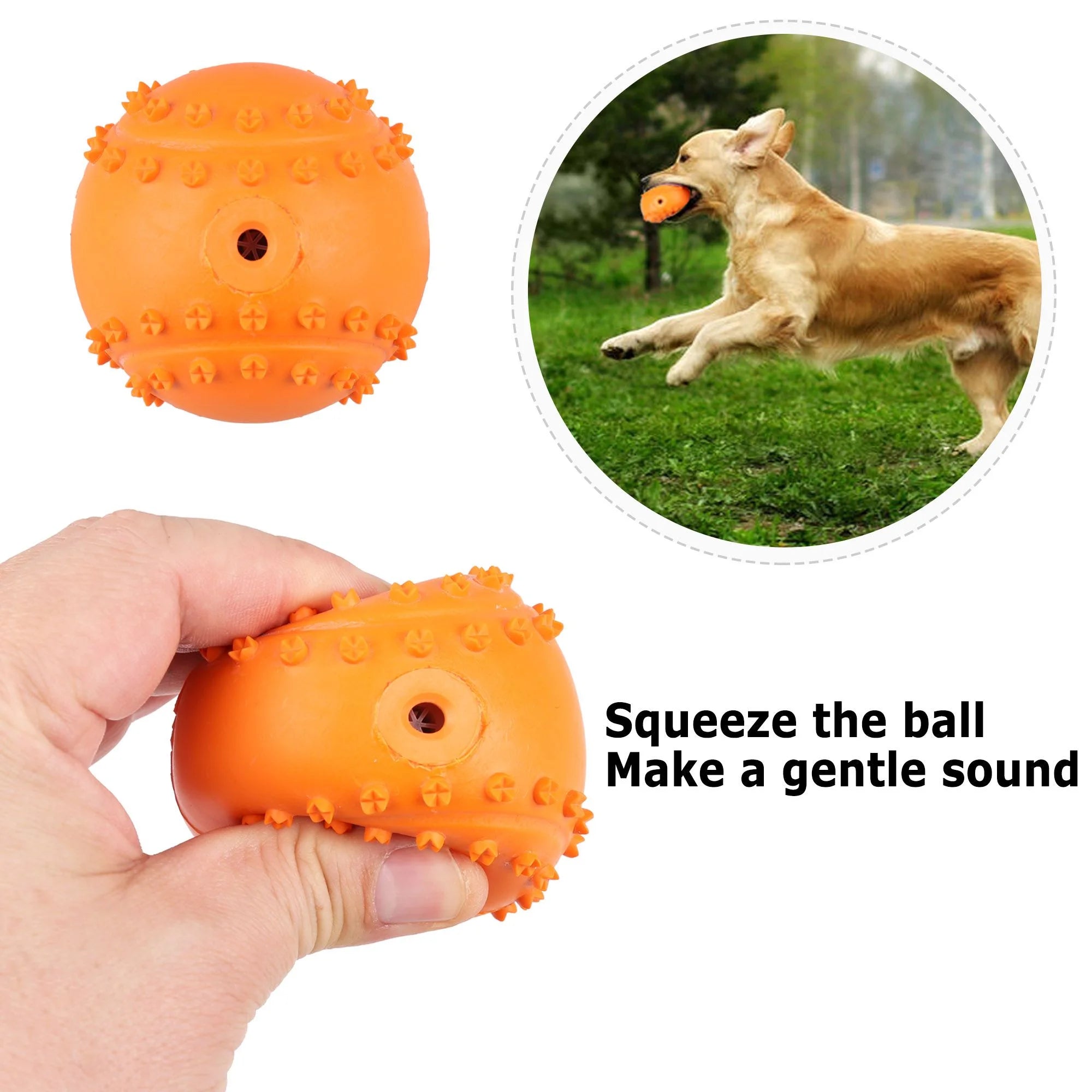 Dog Treat Ball, 4 Pack Interactive Food Dispensing Puppy Puzzle Toy
